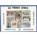 20 x Pre-Packed Theme Stamps-French Africa-Used-Sold as Is