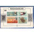 20 x Pre-Packed Madagascar Stamps-Used-Sold as Is