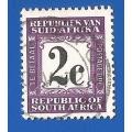 1971 Republic of South Africa Unreferenced 2c Postage Due Stamp