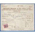 Document-Receipt-George Rennie & Co. (Pty) Ltd-Receipt No 3274-Fiscally Used Stamp