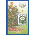 1996-RSA-MNH-M/S-SACC 976-Miniature Sheet Sold in aid of SANTA and the S.A. Christmas Stamp Fund