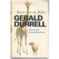 Book-Beasts in my Belfry-Gerald Durrell-1974-184-page Book-Fair Condition-Hard Cover