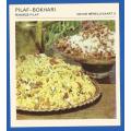 Vintage-Collectable-1967 Recipe Card-Africana-Paul Hamlyn-`Om Die Wereld Kaart 3`-Pilaf-Bokhari