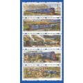 1997-RSA-MNH- Blue Train-SACC1051-1055-Stamps