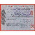 1938-31 October- Barclays Bank Cheque-The National Bank South Africa Limited