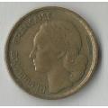 1957-French Coin-10 Francs- Copper & Aluminum