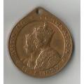 1937-The Coronation of King George vi and Queen Elizabeth Medallions-Commemorative