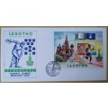 1980-Lesotho-Olympic Games Moscow-FDC-Cover