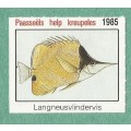 1985-Easter Stamp-No Gum-Theme-Fauna-Fish