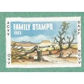 1983-Family Stamps-No Gum-Theme-Flora