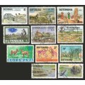 Botswana Grouping of Used Stamps