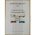 Germany First Day Sheet 1982 Youth Hostel - Automobiles