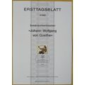 1982-First Day Sheet-Germany The 150th Anniversary of the Death of Johann Wolfgang von Goethe