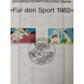 1982-First Day Sheet-Berlin Sports