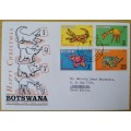 1970-Botswana-Happy Christmas -FDC-Cover-Addressed