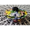 Colourful Sugar Bowl - No Name - Flower design