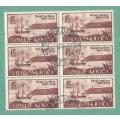 1949-Used-Union of South Africa-Centenary of Arrival of British Settlers in Natal. Spots and Flecks
