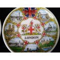 Set of 3 London Themed small display plates 10cm Diameter