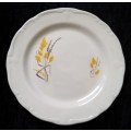 Pioneer Porcelain `WHEAT` Dinner plate 25cm Diameter 2 of 3