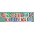 Switzerland Stamp Used 1970`s Building ornaments Definitive issue