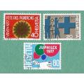 Switzerland Used 1977 100th Anni of Blue Cross, Vintage Festival in Vevey, Int Stamp Ex JUPHILEX `77