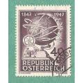 Austria Used  1947 The 100th Anniversary of the Telegraph
