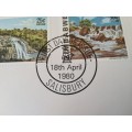 1980-Zimbabwe-FDC-First Definitive Issue.