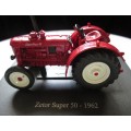 Scale Model-Tractor-Zetor Super 50-1962-Red