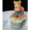 Collectables/Ornament/Figurine/Teddy Bear Trinket Box