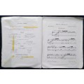Book-Francis Poulenc/Trois Pieces/Pour Piano/Pastorale Hymne Toccata.
