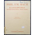 Book-Phil.Em.Bach Klavierwerke/OEUVRES POUR Piano/Piano Works 1 Piano Solo/Heinrich Schenker.