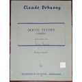 Book-Claude Debussy Douze Etudes Complete Pour Piano Seul /Edition Originale