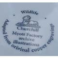 Collectable Plate-Wildlife Churchill-Myott Factory Archive Illustrations-Cervus Elaphus