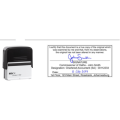 Commissioner of oaths stamp, rubber stamp, self inking, certify copy