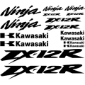 ninja Kawasaki motorcycle sticker deacals ZX12 ZX12R- full sheet