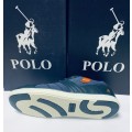 POLO Mens Collar Tab Lace Up Sneakers - Size SA/UK 8