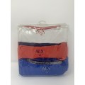 ALX New York Men T-Shirt 100% Cotton Pack of 3 - Size 3XL