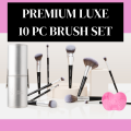 Luxe 10 Piece Makeup Brush Set