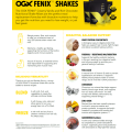 OGX FENIX Nutritional Shake Mix Creamy Vanilla EXPIRED STOCK  PRICE REDUCED