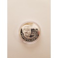 1 ounce silver mandela a walk to freedom by mint of norway