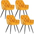 GOF Furniture - Lafoodie Dining Chairs Set Of 4