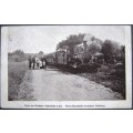 1909 - PORT ELIZABETH - WALMER RAILWAY LINE - EXTREMELY RARE!  VINTAGE POSTCARD.