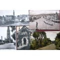 GRAHAMSTOWN  -  COLLECTION OF FIVE VINTAGE POSTCARDS.