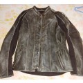 Triumph Ladies Vintage Look Leather Jacket