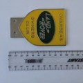 Rare Find !! Land Rover Owners Club Overseas Grill/Bumper Badge