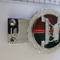 Super Rare Vintage J R Gaunt 1950/60s Metal and Enamel Tank Kenya Regiment Car Club Badge Emblem
