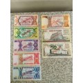 SPECIMEN Uganda banknote set 1996 Unc