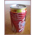 Coca-Cola can Chinese sport 2005. Sealed empty.
