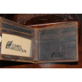 GENUINE LEATHER BI-FOLD WALLET IN GIFT BOX