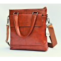 High Quality Large Capacity Messenger Bag in Brown